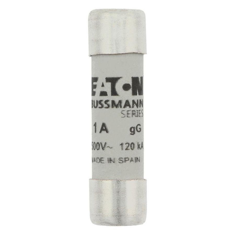 Zekering laagspanning 1A AC 500V 10x38mm gL/gG IEC VVE=10