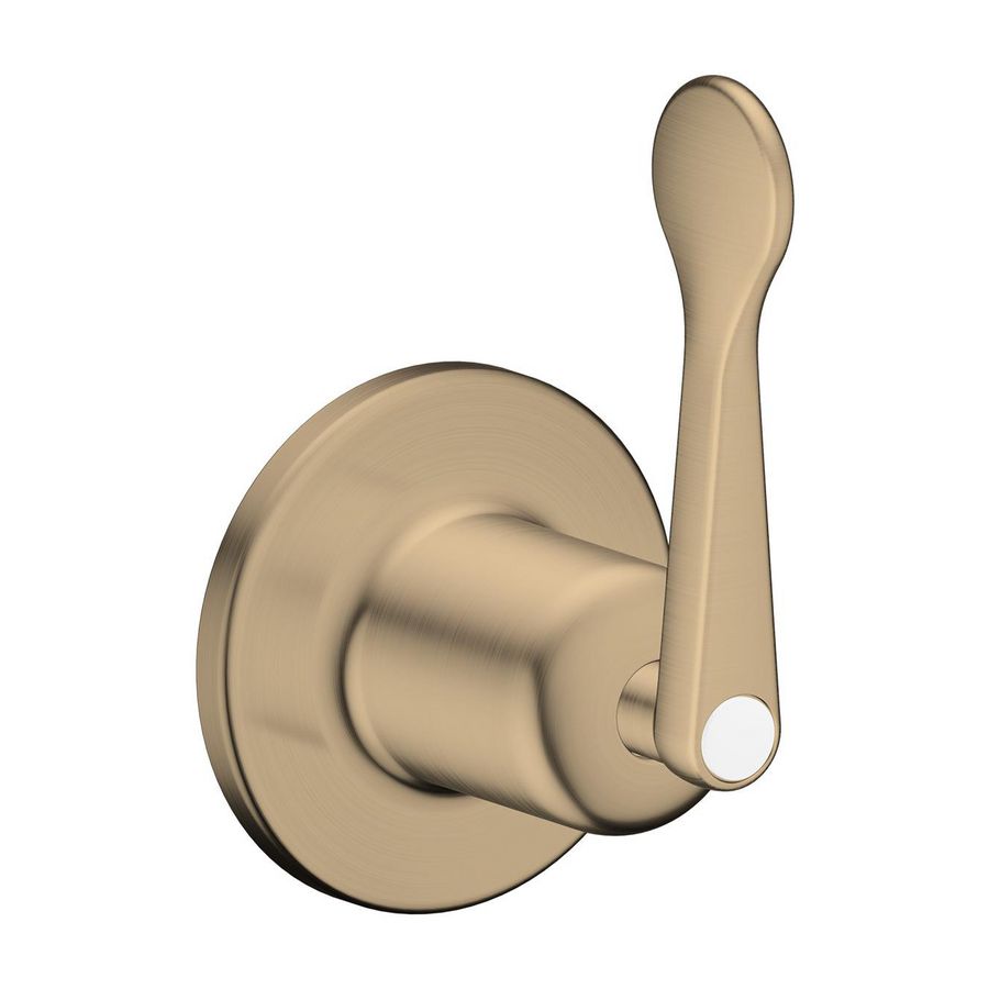 AXOR Archivio afbouwdeel inbouwstopkraan met rechte greep Brushed Bronze