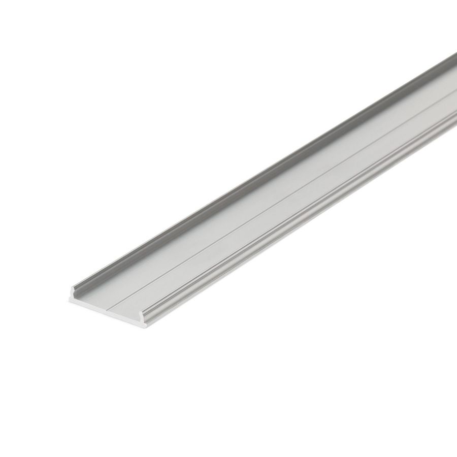 Zak a 2m. Profiel voor ledstrips Fix 16 dek/montagepl. Grijs