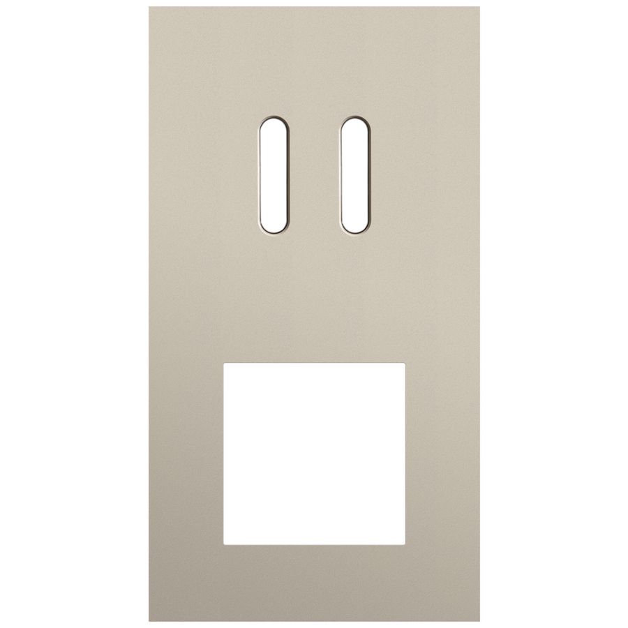 Afdekplaat 2-voud vertic. 71mm centerafst 166-56856