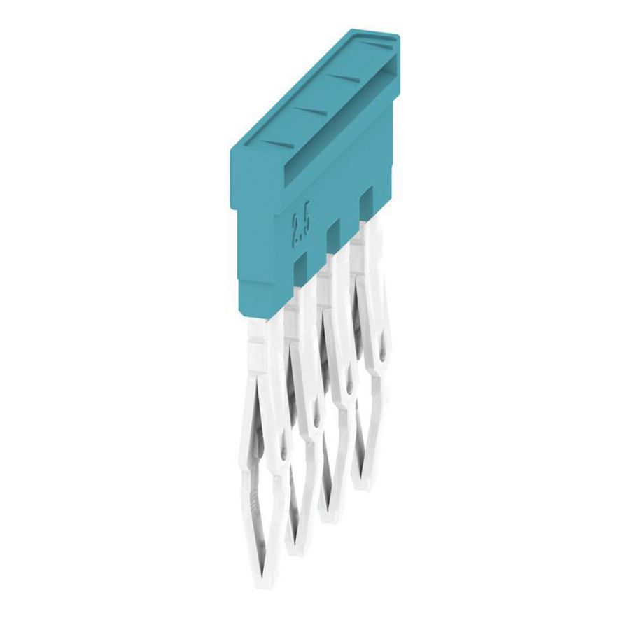Dwarsverbinder (terminal) Plugged blauw 24 A p: 4 P VVE=60