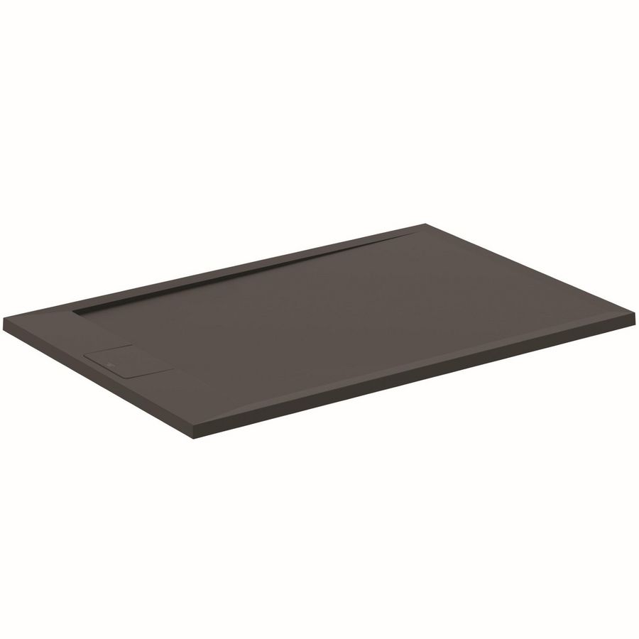 Douchebak I.LIFE ultra flat solid composiet 120x90cm rechthoekig zwart