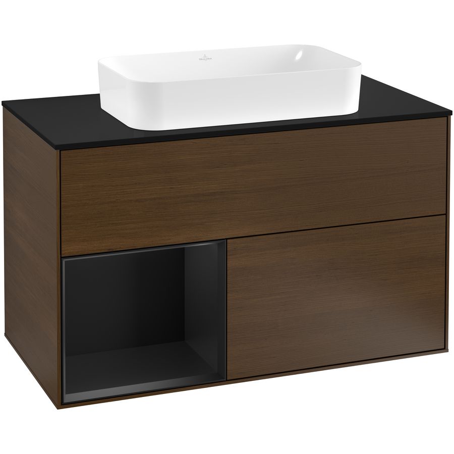 Wastafelonderkast Finion 1000x603x501mm W.Veneer G242PDGN