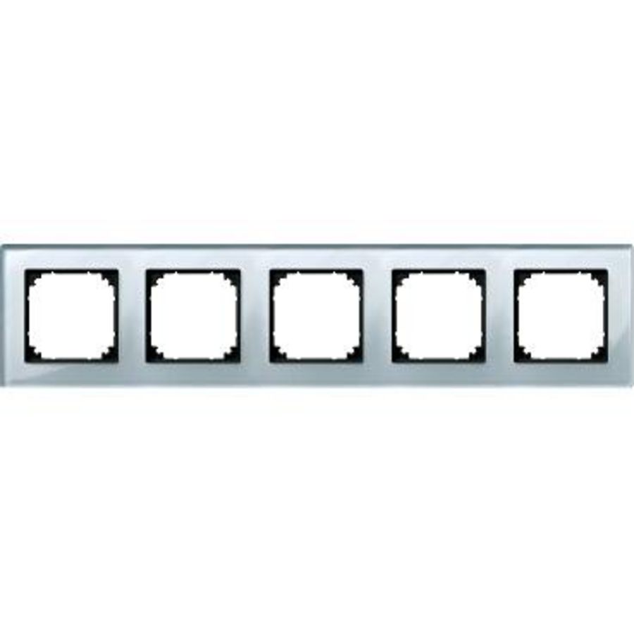 Afdekraam-M-Elegance-5-voudig-Glas-Diamantzilver