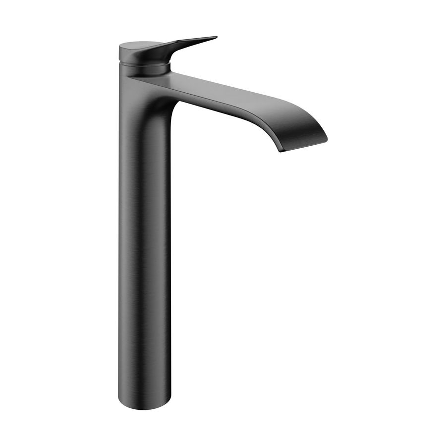 Wastafelmengkraan 1-hendel 250 Vivenis CoolStart pop-up Brushed Black Chrome