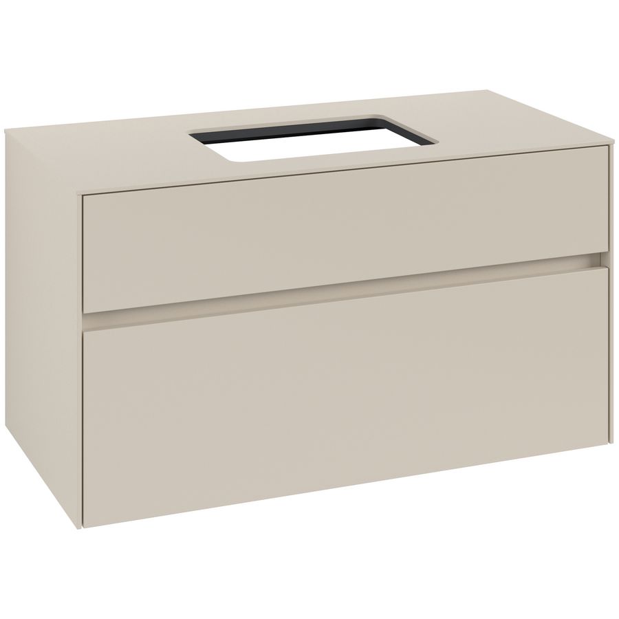 Wastafelonderkast Collaro 1000x548x500mm Cashmere Grey C109B0VN