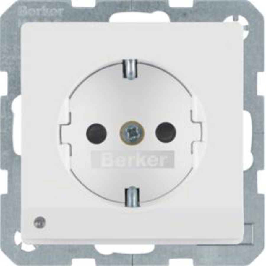 Wandcontactdoos RA led-orient. berker Q.1/Q.3/Q.7