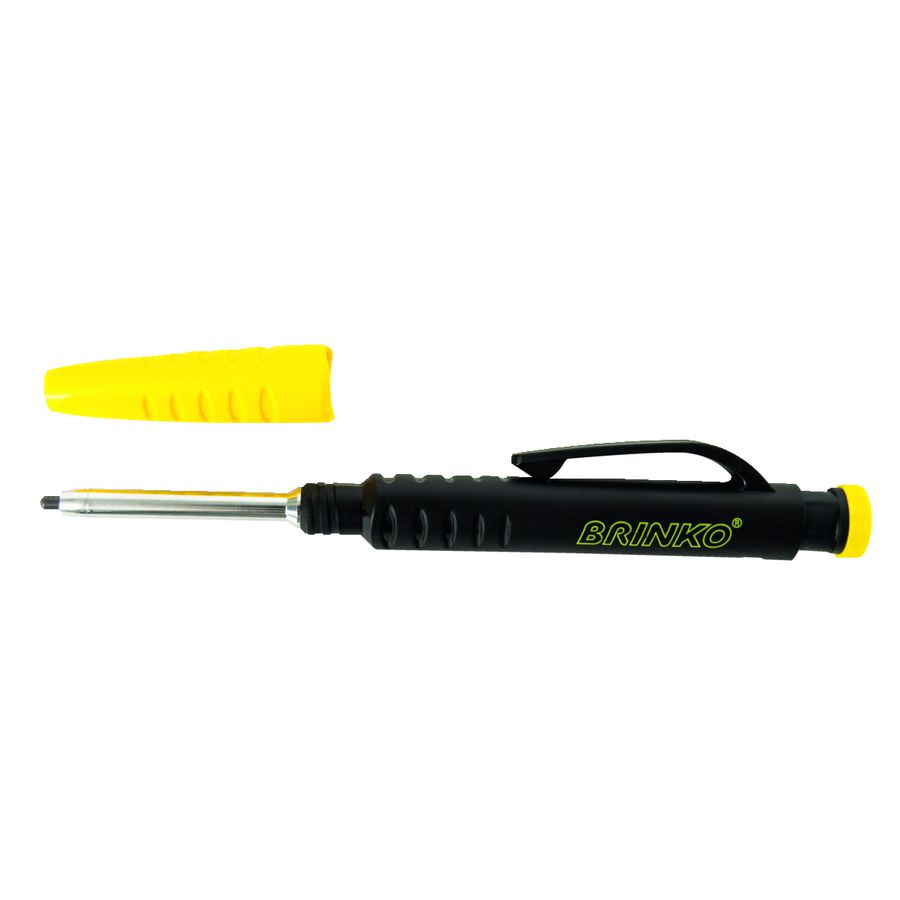 Diepgatpen / aftekpotlood 2-in-1 met puntenslijper
