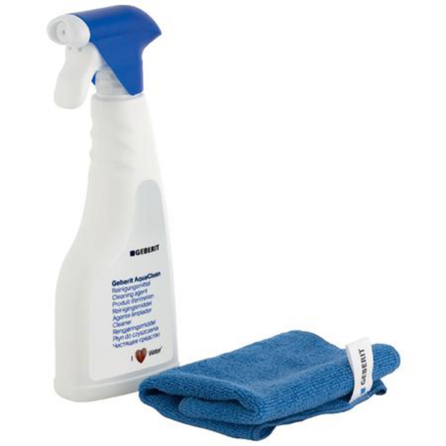 Aquaclean reinigingsset middel+doek