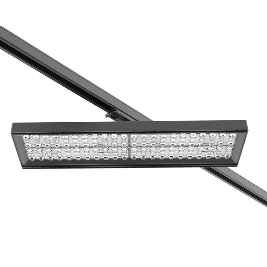 LED-Railpots 4000K 68W statisch symm. extra verspeidende Opt