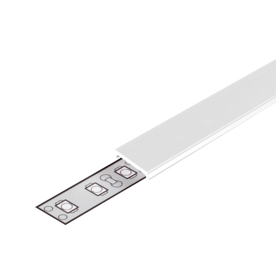 Zak a 2m. Profiel voor ledstrips afdekking C2 opaal Prof 10