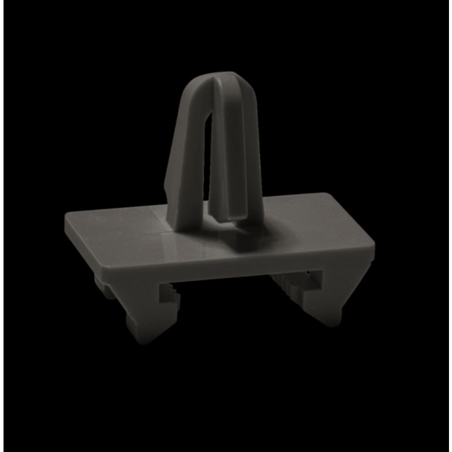 ESV Euro gootclip voor rond gat 6mm zwart VVE=200