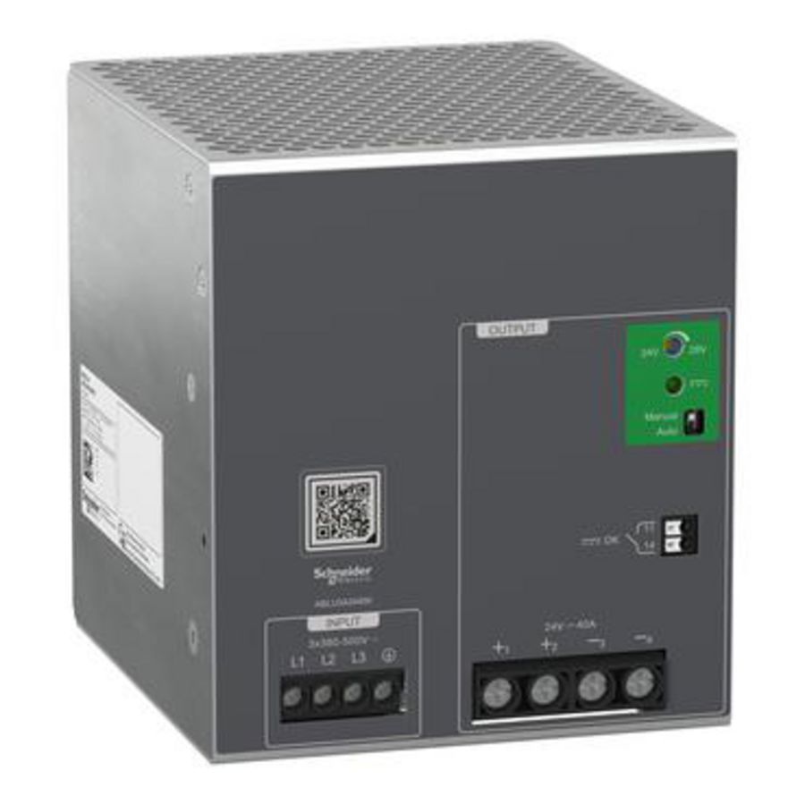 Regulated Power Supply 100-240V AC 24V 40A 3 phases Univ.
