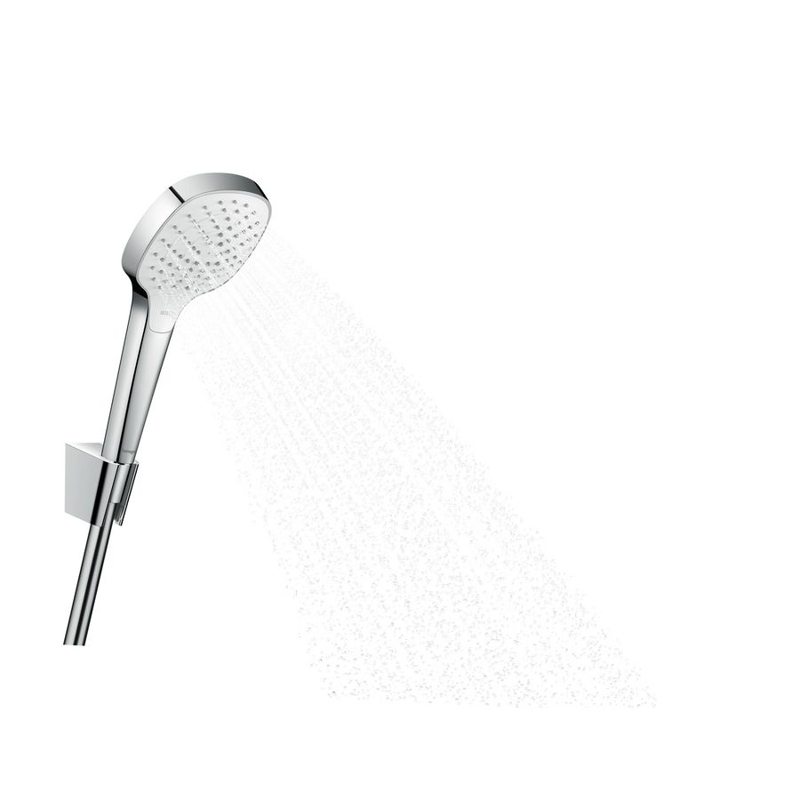 Badset Croma Select E Vario Porter doucheslang 1250mm wit/chroom