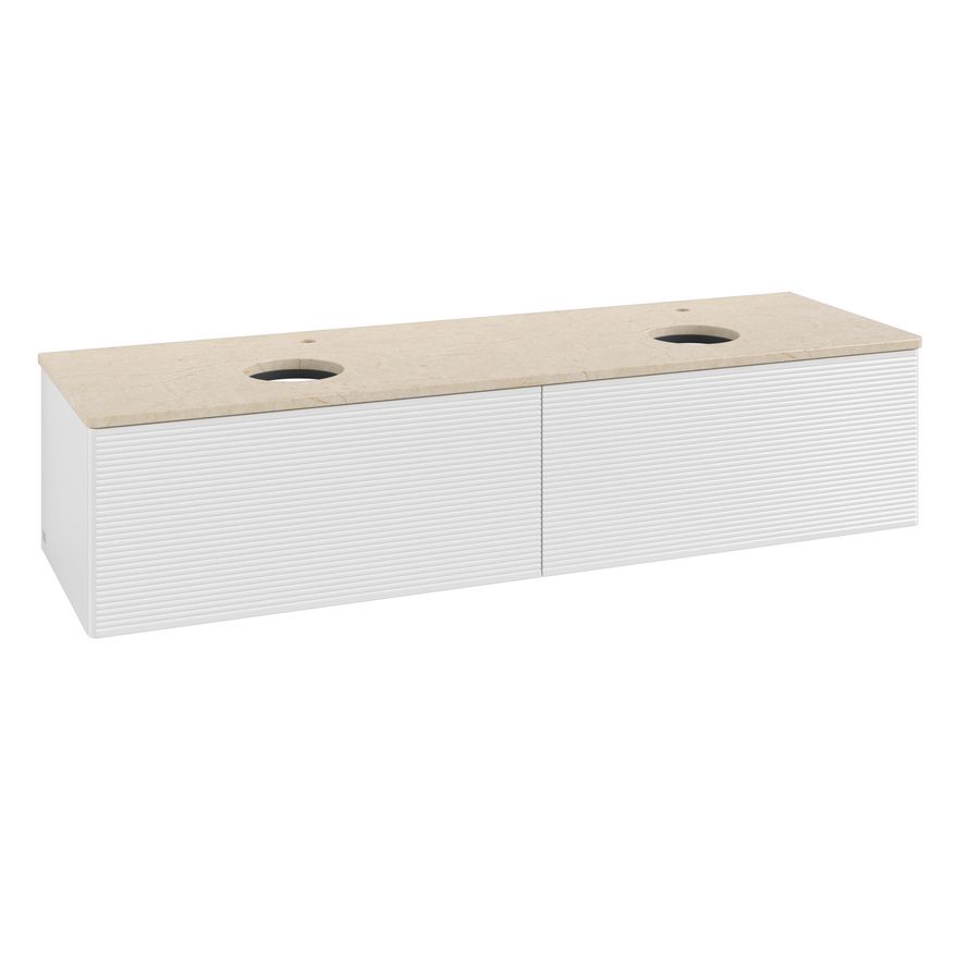 Wastafelonderkast Antao 1600x360x500mm G.White.L K39153GF