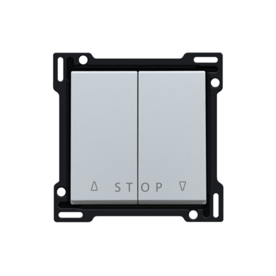 Afwerkingsset 2-voudige rolluikdrukknop elek.sturing sterlin