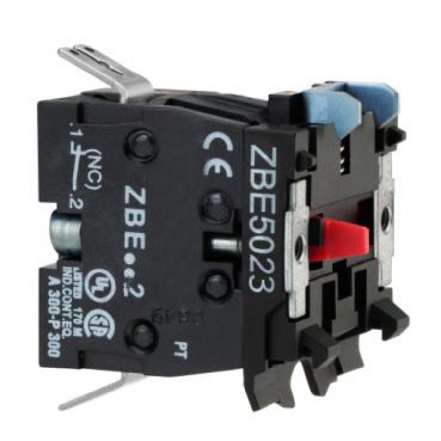 single contact block for head Ø22 1NC Faston connector
