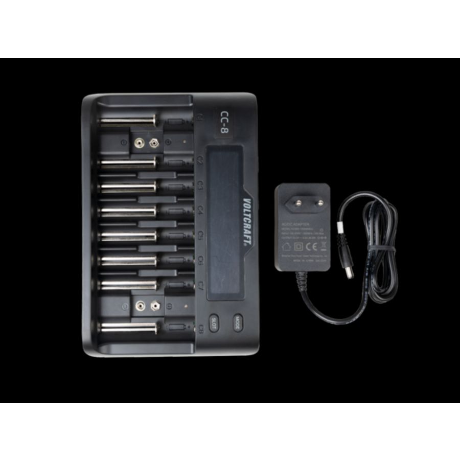 Snellader inclusief 6 stuks NiMH AA accu s