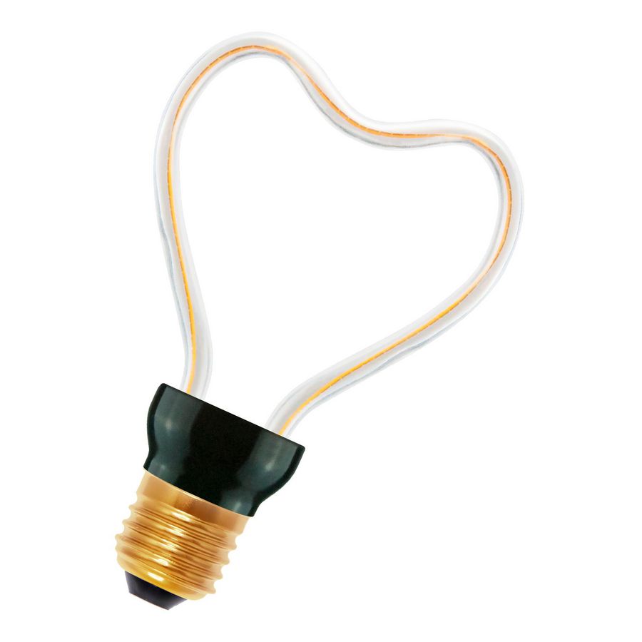 LED-lamp Heart SPIRALED Silhouette E27 8W 380lm 922 DIM