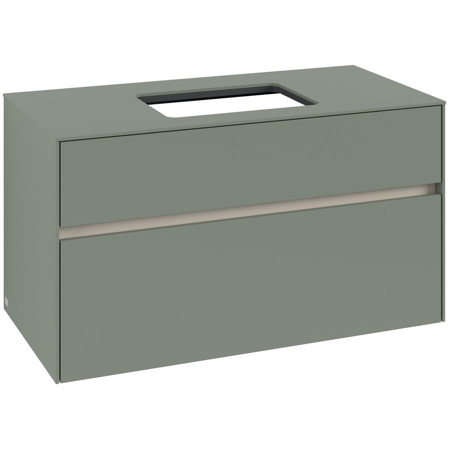 Wastafelonderkast Collaro 1000x548x500mm Soft Green C109B0AF