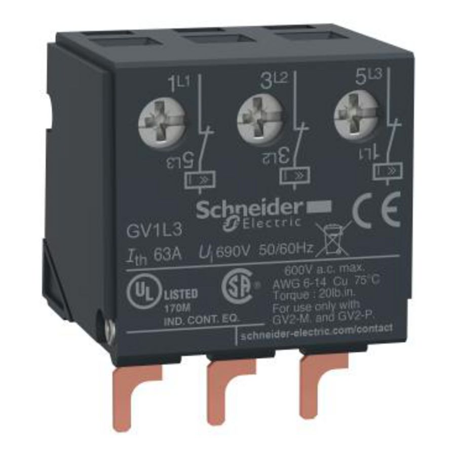 Limiter voor vermogensschakelaar Accessoires TeSys GV2