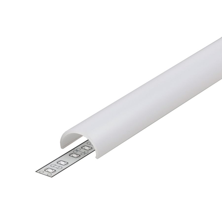 Zak a 2m. Profiel voor ledstrips afdekking D klik opaal rond