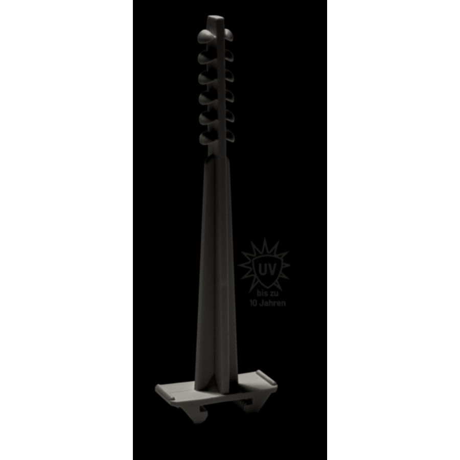 ESD80 Euro klemplug 80mm zwart VVE=50