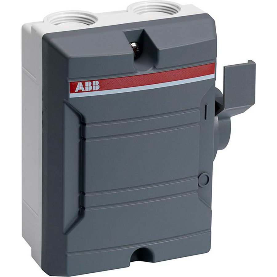 Werkschakelaar 4P 16A (AC-23A 500V) 1M behuizing kabelinvoer