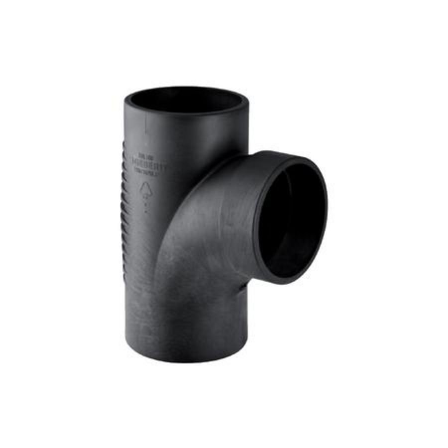T-stuk verlopend stromend 88,5° 110x90x110mm polyethyleen (PE) Silent-db20 geluidsarm