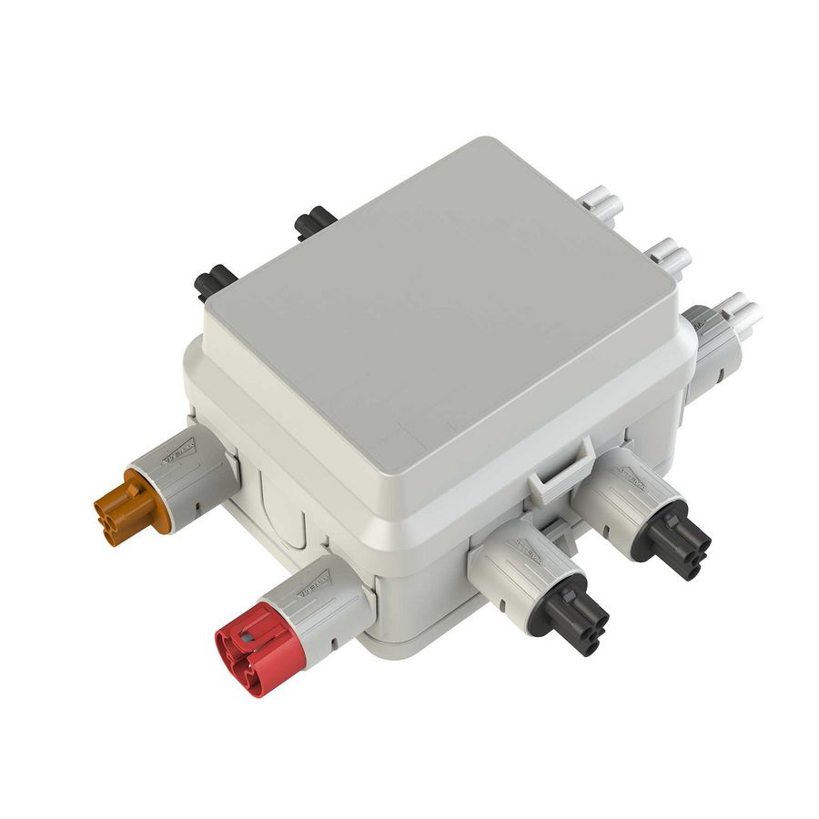 Stekerbare kabeldoos wand-/plafondmontage AKW-ED4