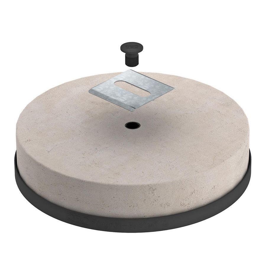 Goot bevestigingsset inclusief FangFix-steen 373x373x84