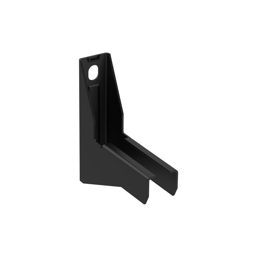 Wandconsole muurplaat 70mm zwart KG281