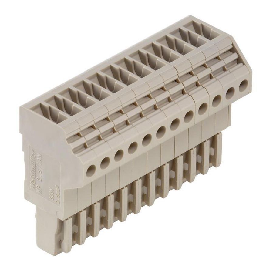 Plug schoefaansl. 2.5mm2 24 A 500 V N 1438250000 VVE=50