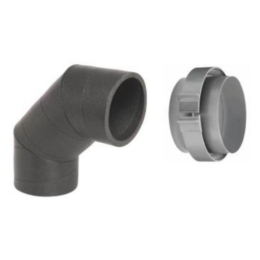 Bocht geisoleerd 90° D160mm 0010029009