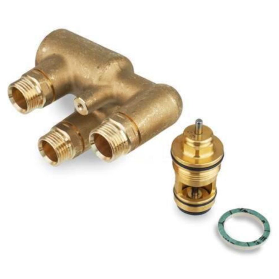 Servicesam driewegklep