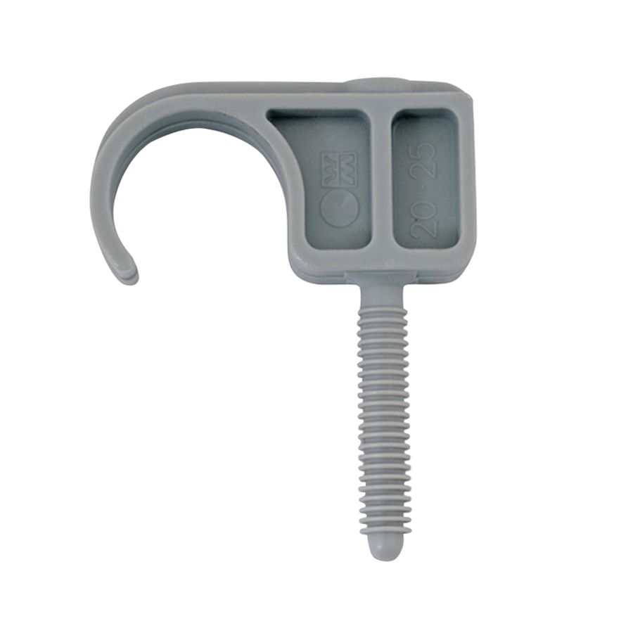 Inslag vloerbeugel kunststof enkel 6mm bereik 14-20mm