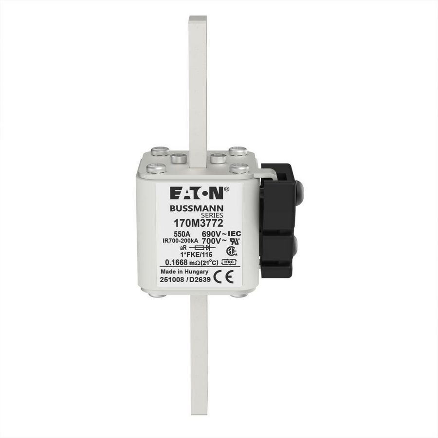 Zekering h. snelheid 550A AC 690V 200kA compact 1 45x VVE=2