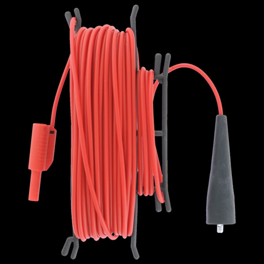 Meetkabel 20m rood