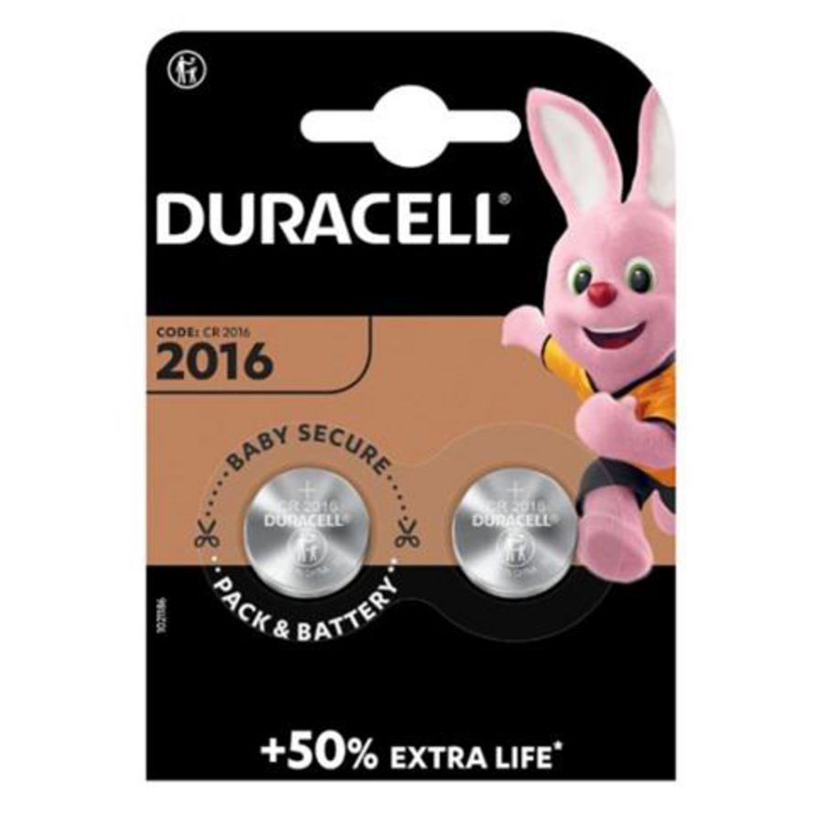 Blister a 2st. batterij DL2025 Duracel VVE=10