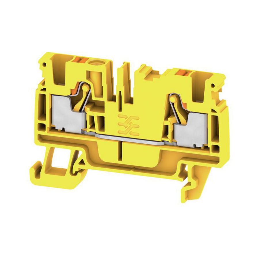 Doorvoerklem PUSH IN geel 4mm² 32A 800V 2051250000 VVE=100