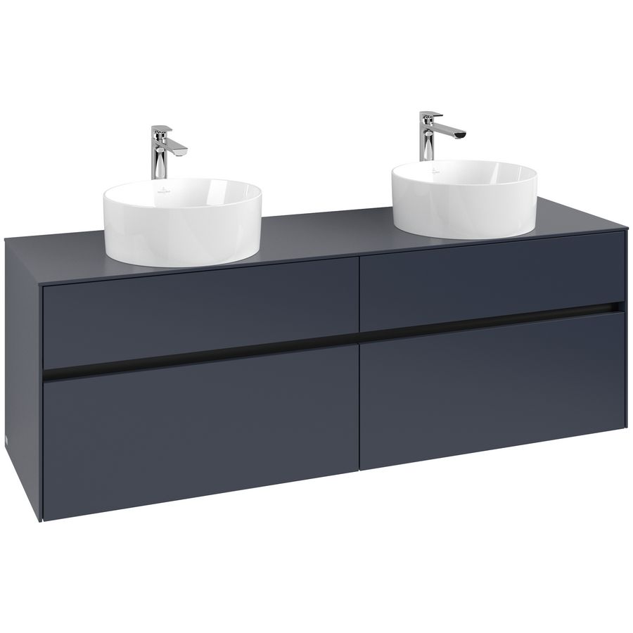 Wastafelonderkast Collaro 1600x548x500mm Marine Blue C052B0VQ
