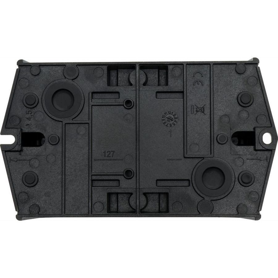 Hoofdschakelaar 3-polig +2MC 20A Nood-Uit-functie 90° opbouw