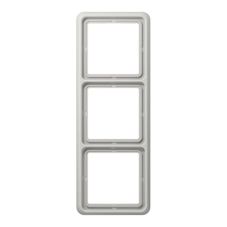 Afdekraam lichtgrijs 3-voudig CD500