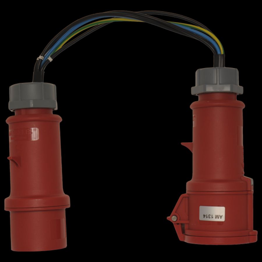 Meetadapter 3 fase CEE 32A t.b.v. lekstroommeting