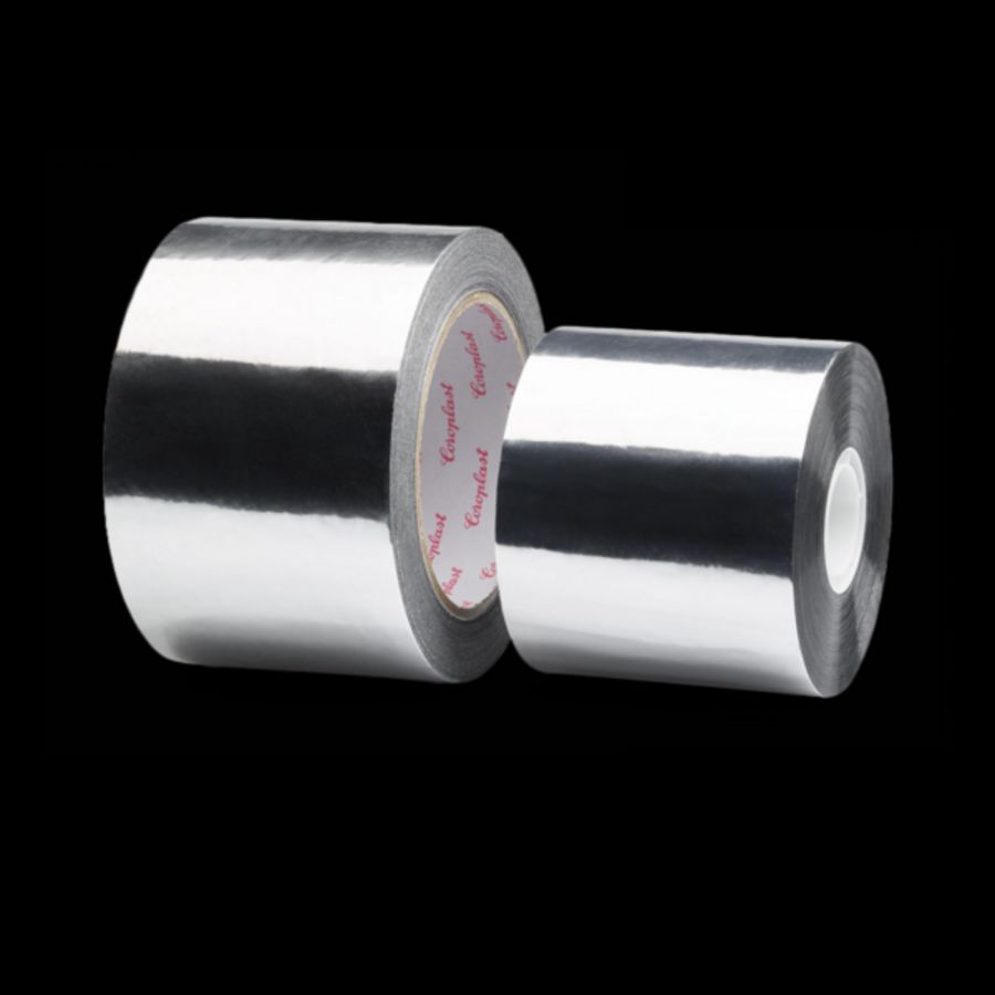 Aluminiumtape 50mm breed L=100m. VVE=32