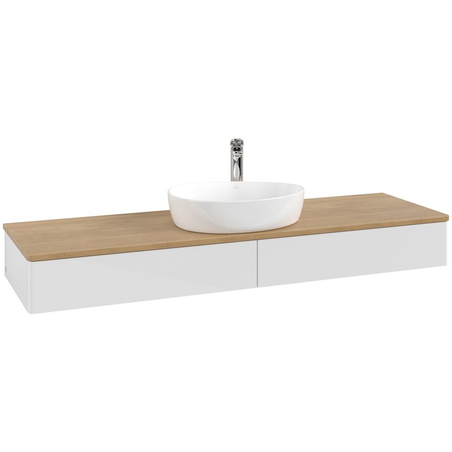 Wastafelonderkast Antao 1600x190x500mm G.White.L K14051GF