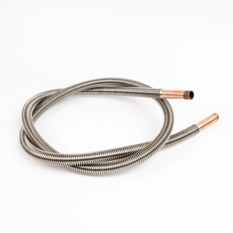 RVS gasslang Ø12 L=1200mm