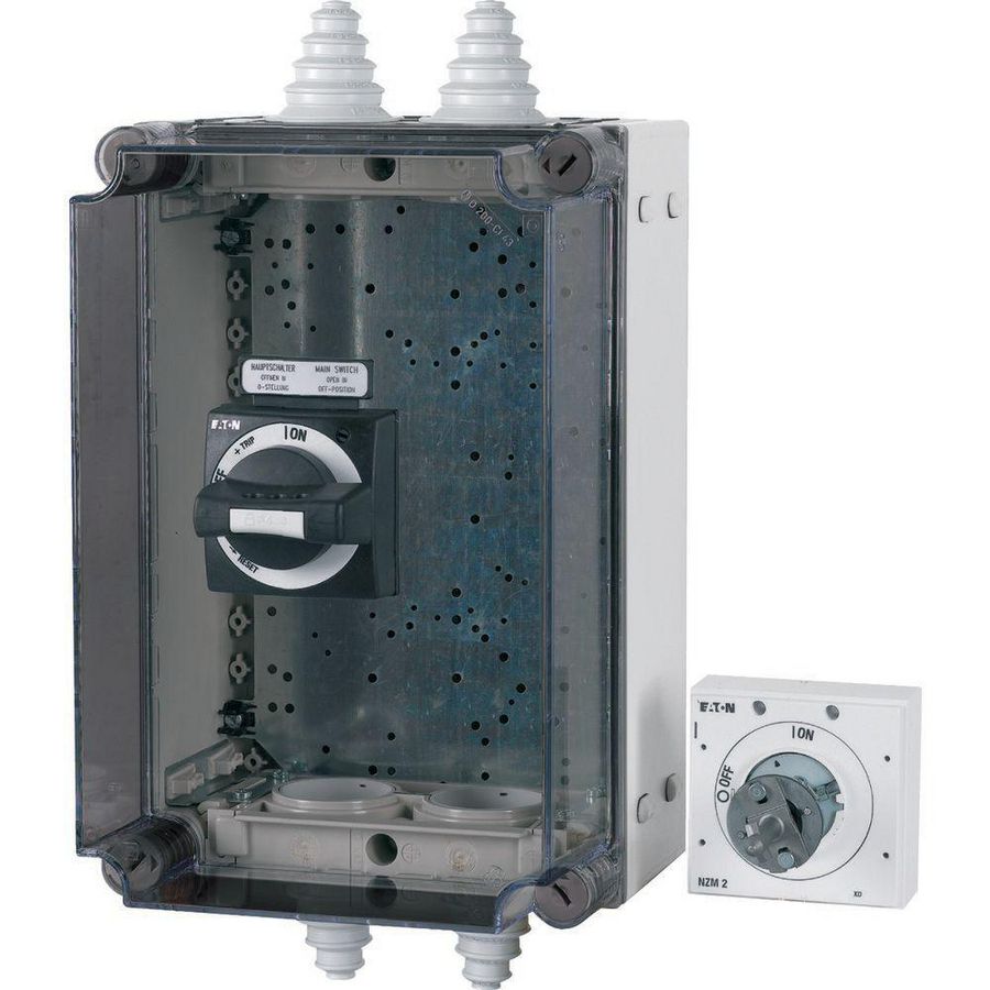Schakelaarkast leeg NZM2-4 PN2-4 NS2-4 max. 200A zwart