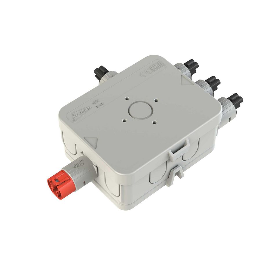 Stekerbare kabeldoos wand-/plafondmontage AKW-V4