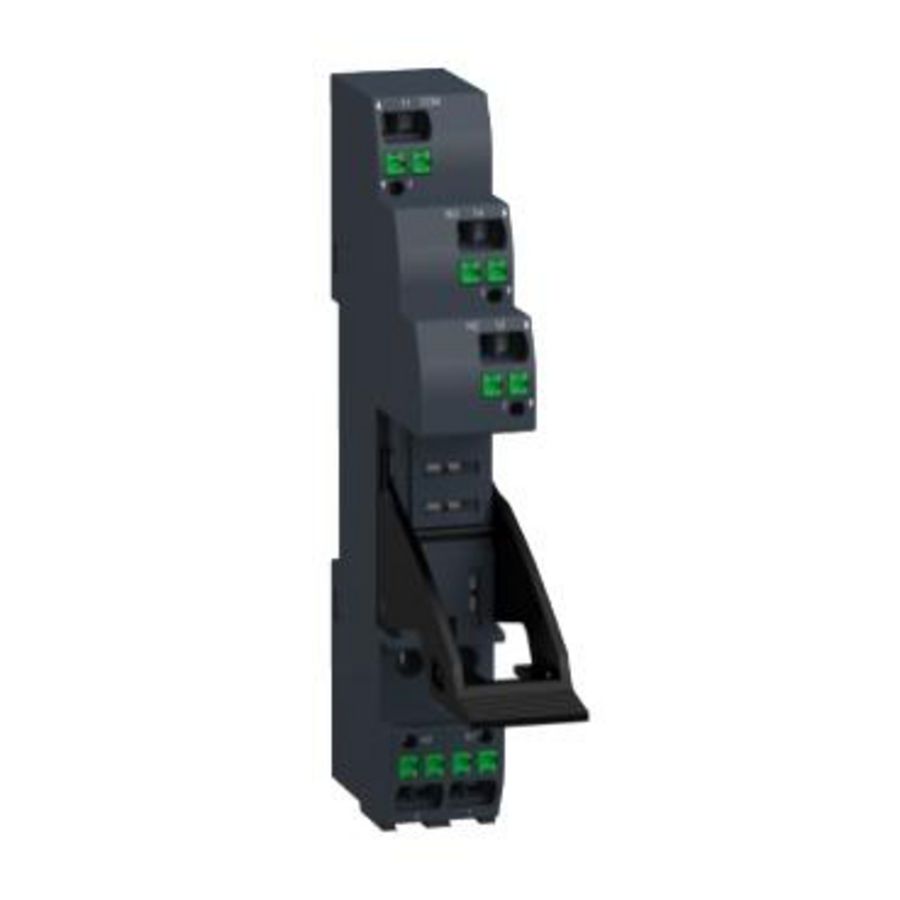 RGZ push-in socket with clamp sep. contact 10A RXG1 VVE=10